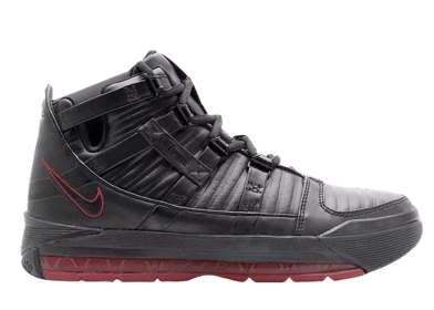 Lebron 3 black and red sale